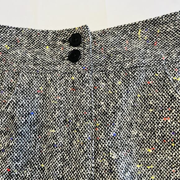 TALBOTS Petite Wool Tweed Gray Fluorescent Pockets 2P Lined Pencil Skirt (A0131) - Picture 3 of 7